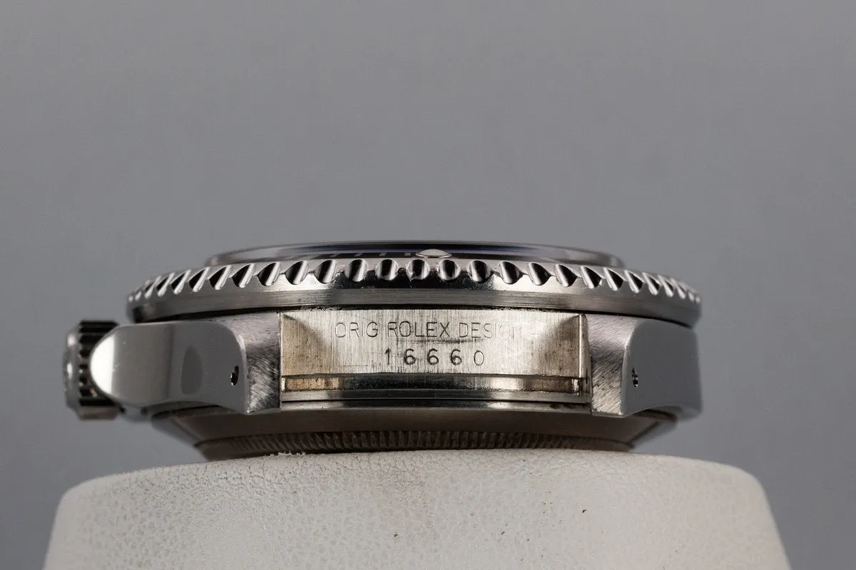 1984 Rolex Sea-Dweller 16660 with Service Case