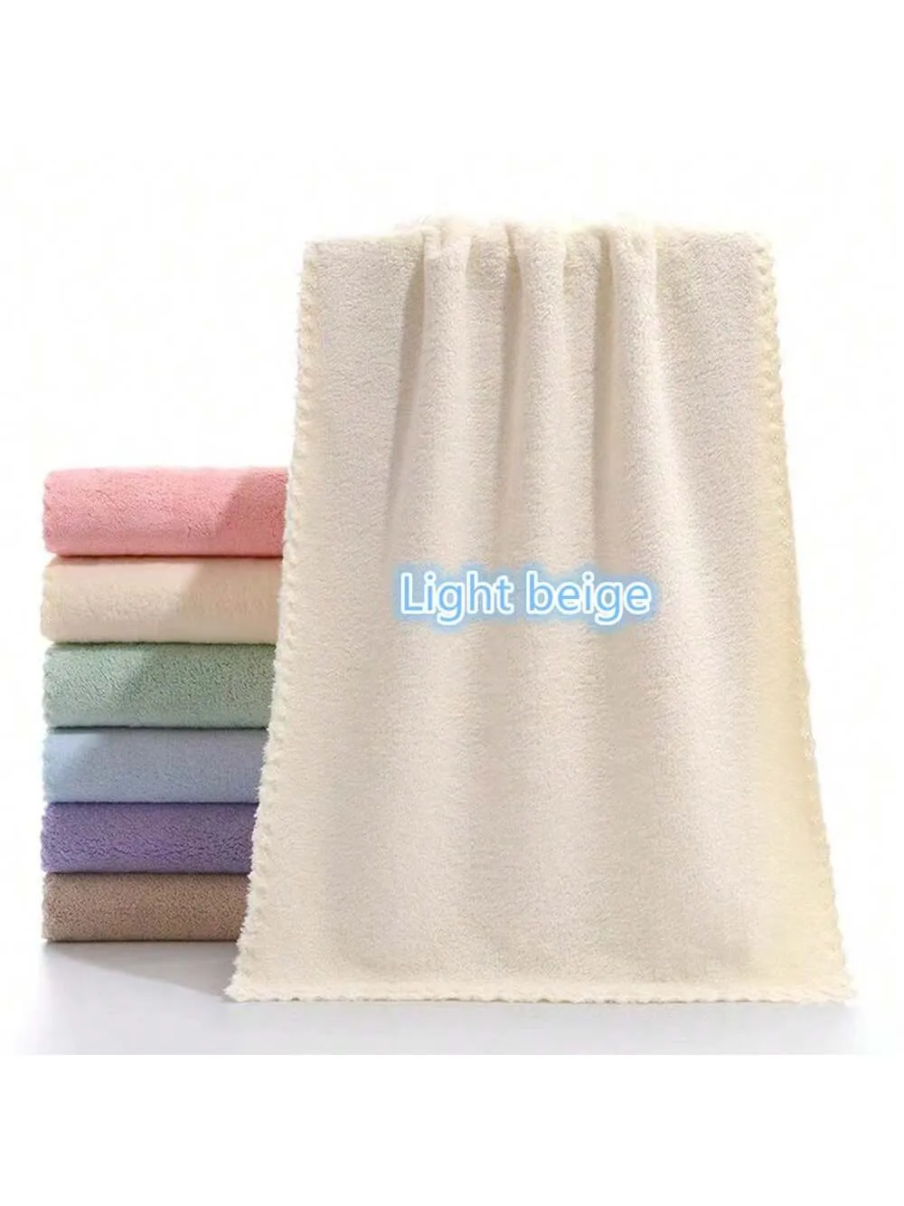 1pc Printed Quick-Drying Beach Towel, Double-Sided Velvet Swimming Towel
