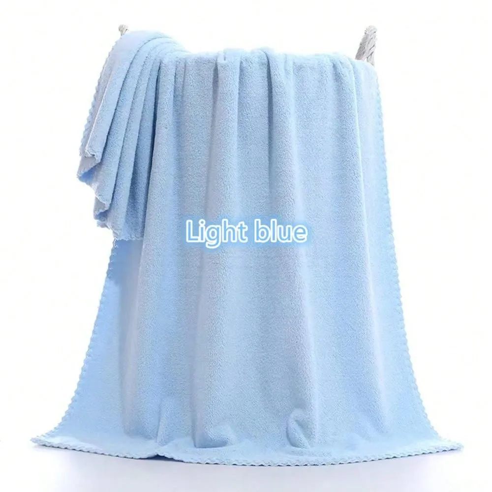1pc Printed Quick-Drying Beach Towel, Double-Sided Velvet Swimming Towel