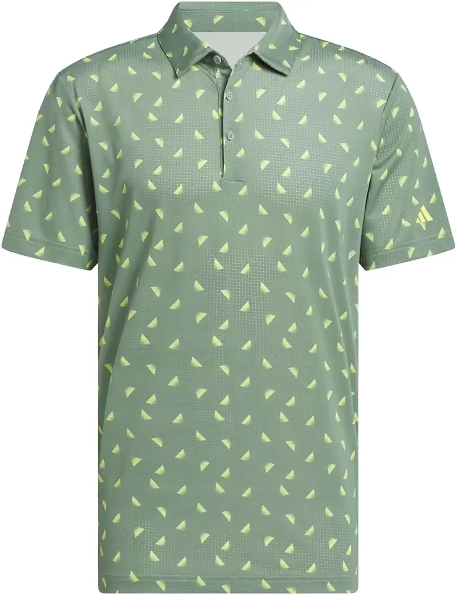 adidas Men's Ultimate365 Printed Mesh Polo Shirt