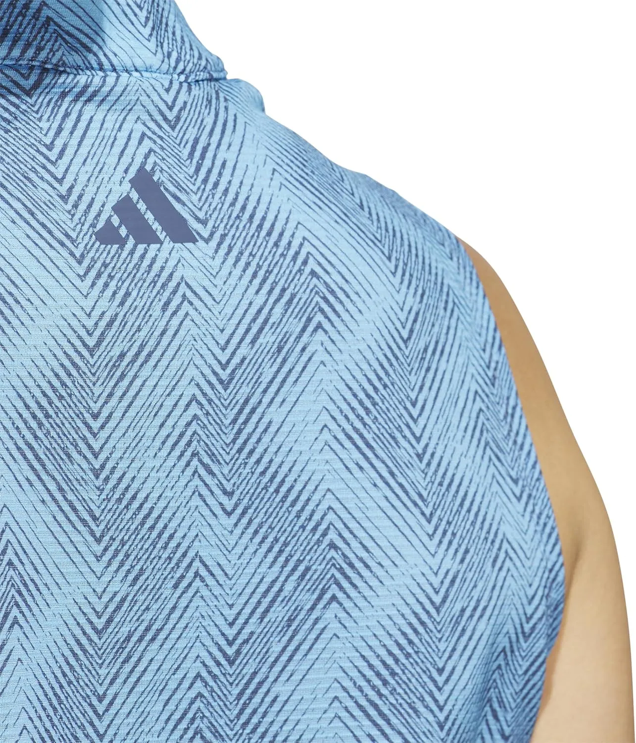 adidas Women's Ultimate365 Ottoman Printed Sleeveless Polo Shirt