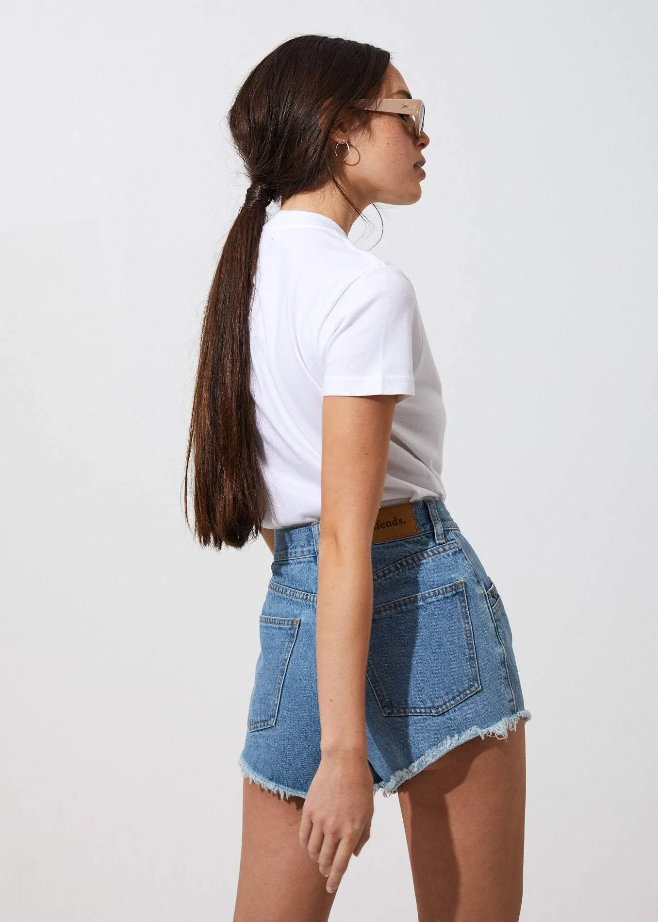 Afends Womens Brodie Bloom - Standard Fit Tee - White