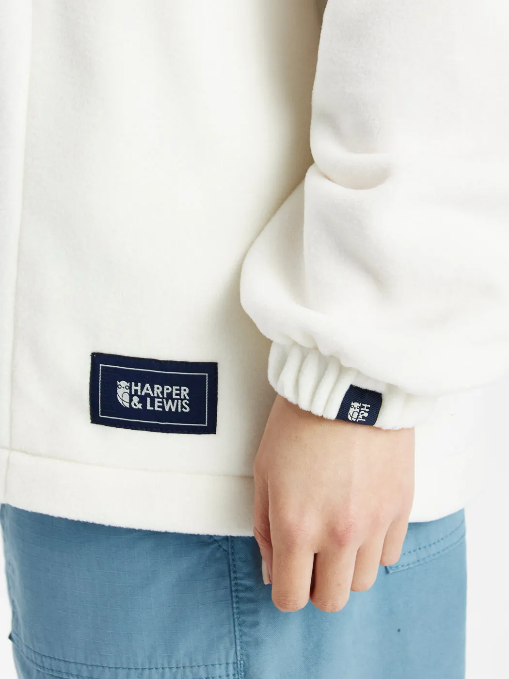 Blanche 1/4 Zip Fleece Cream