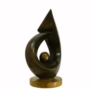 Bronze Abstract Twist
