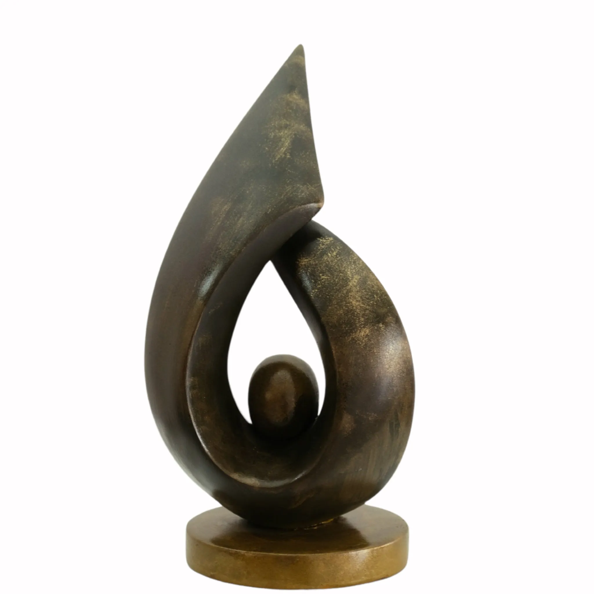 Bronze Abstract Twist