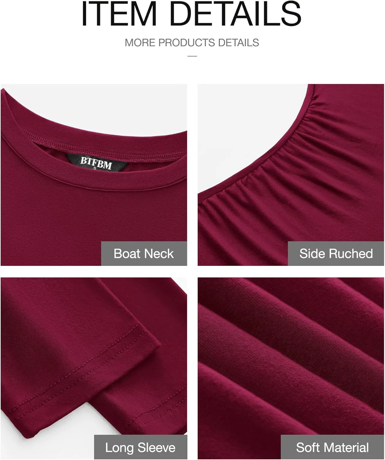 BTFBM Womens Spring Fashion 2025 Long Sleeve Boat Neck Mini Dress Slim Fit Party Club Short Tight Basic Bodycon Dresses