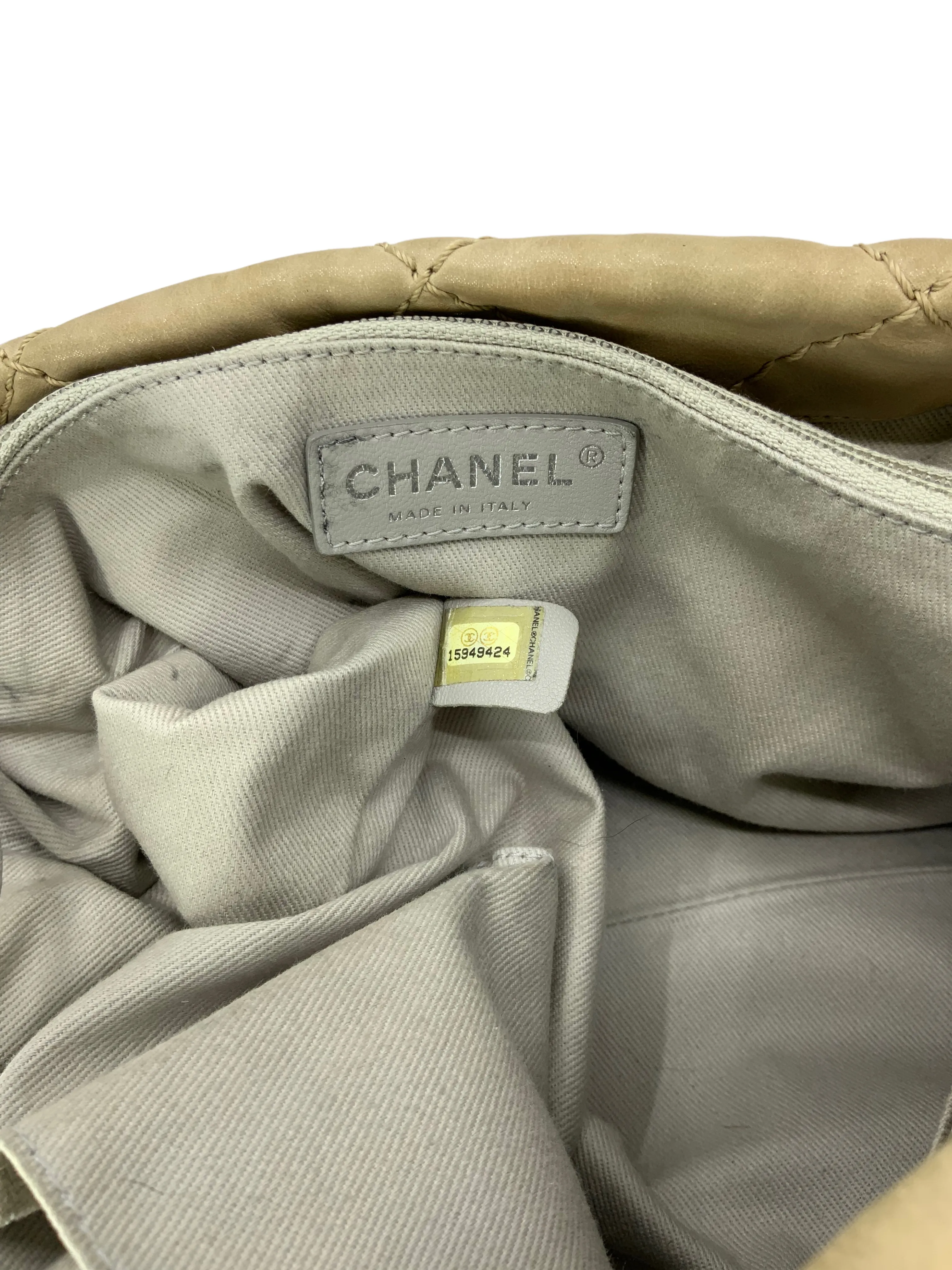 CL Quilted Leather Timeless CC Chain Tote Bag
