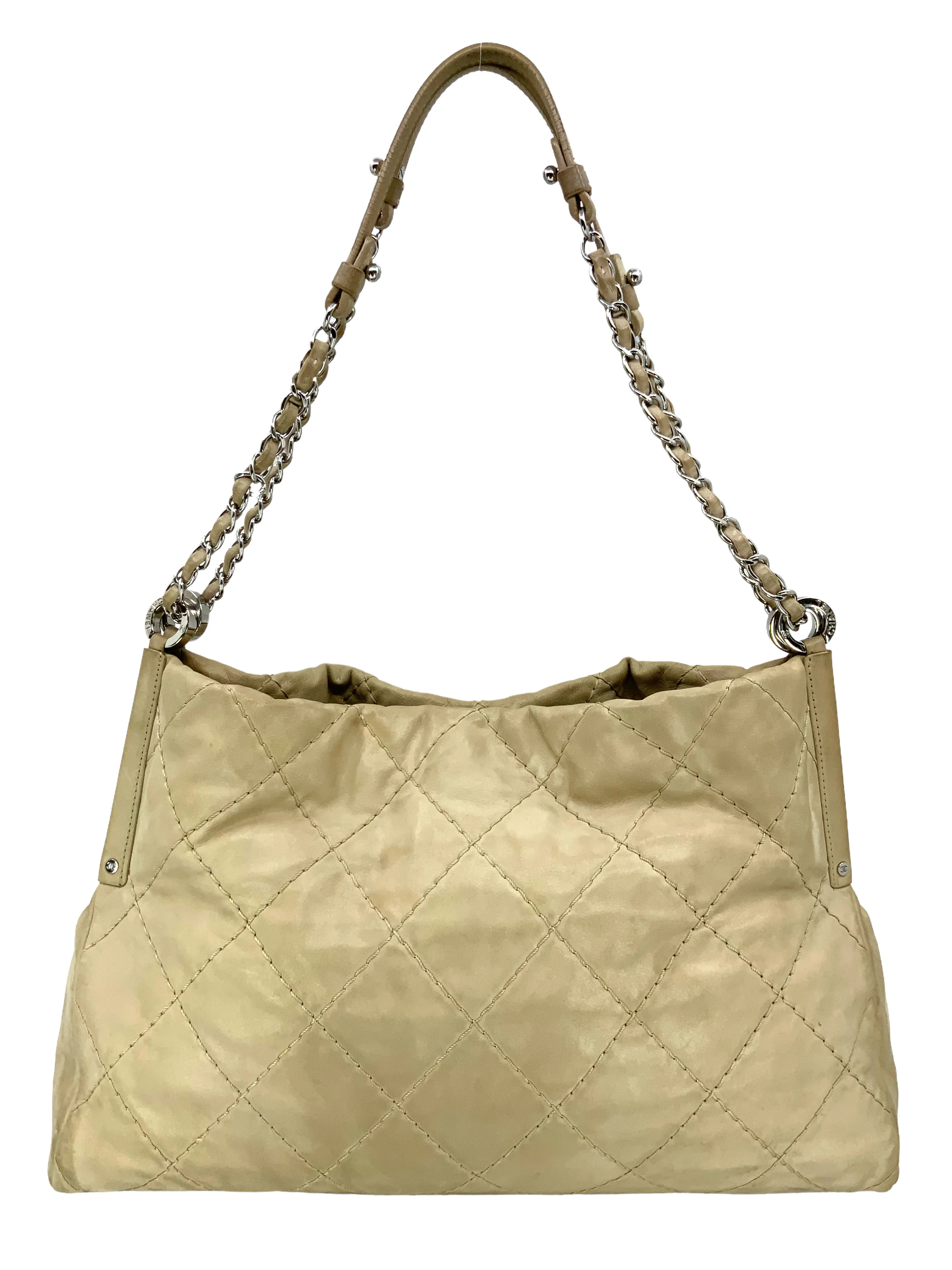 CL Quilted Leather Timeless CC Chain Tote Bag