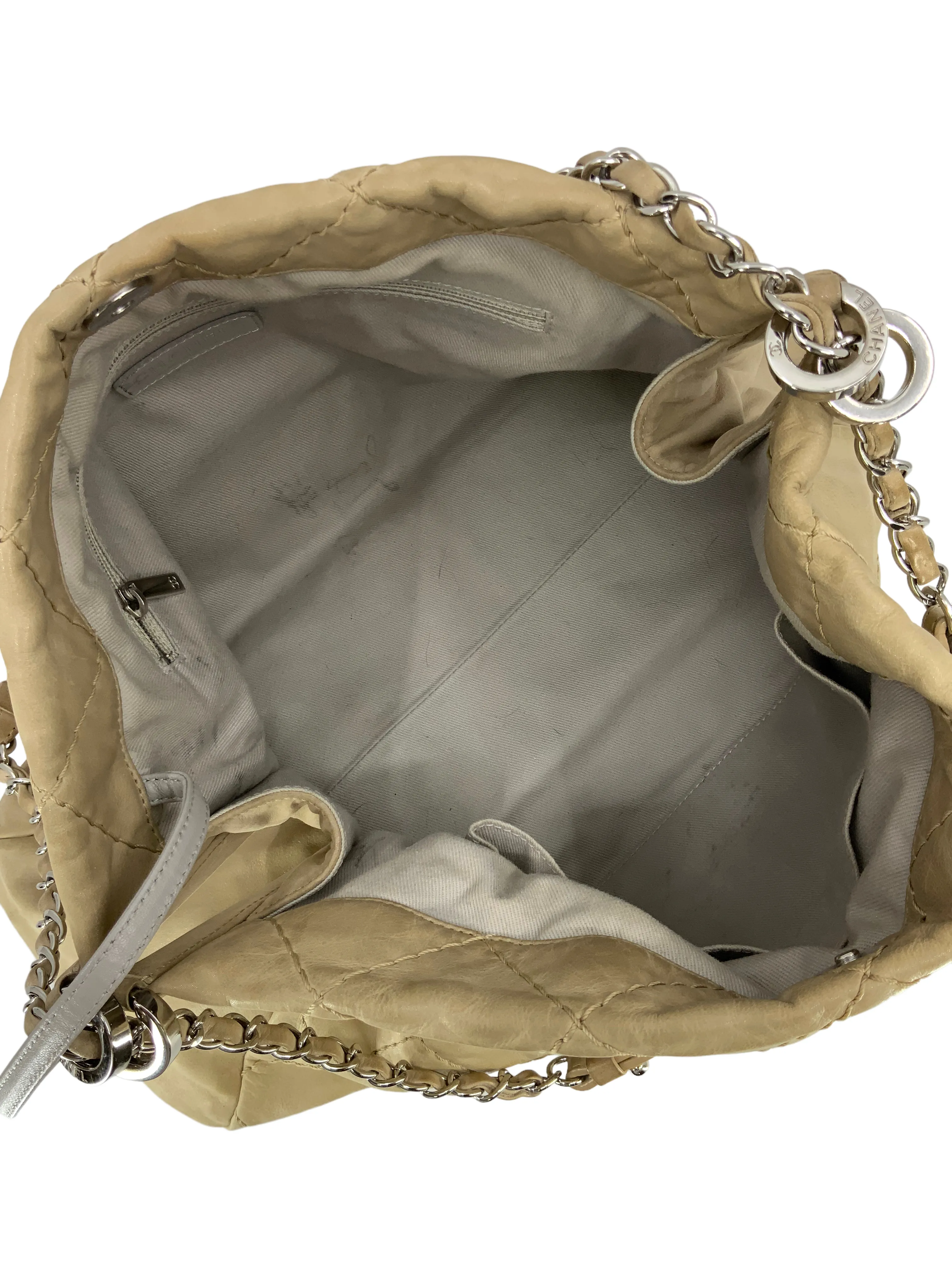 CL Quilted Leather Timeless CC Chain Tote Bag