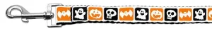Classic Halloween Nylon Dog Leash 5-8 Inch Wide 4ft Long