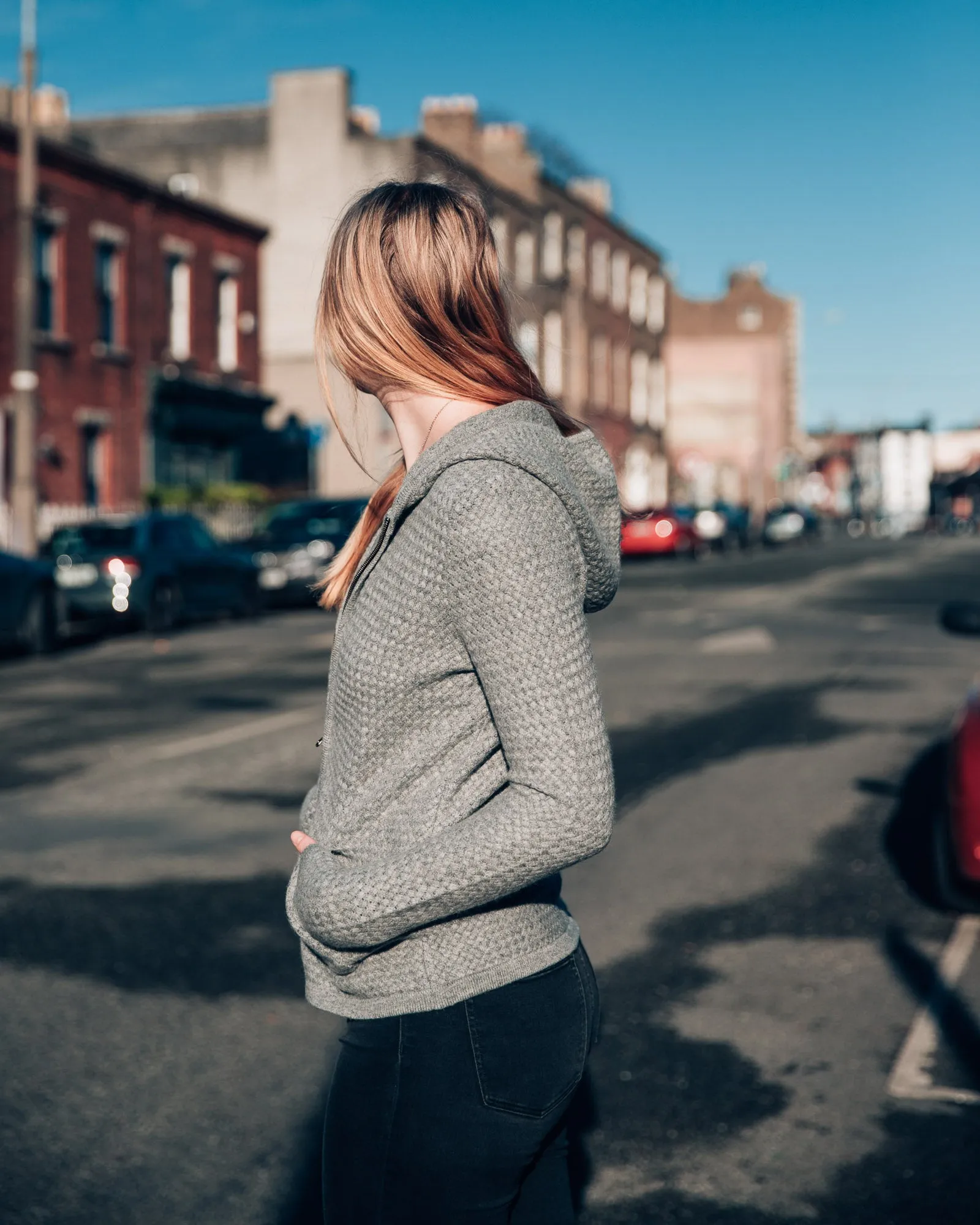 COCO Zip Hoodie - Mid Gray