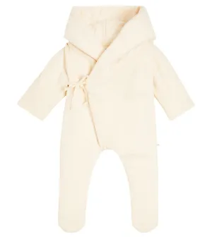 Cotton blend baby june romper 1   In The Family, beige