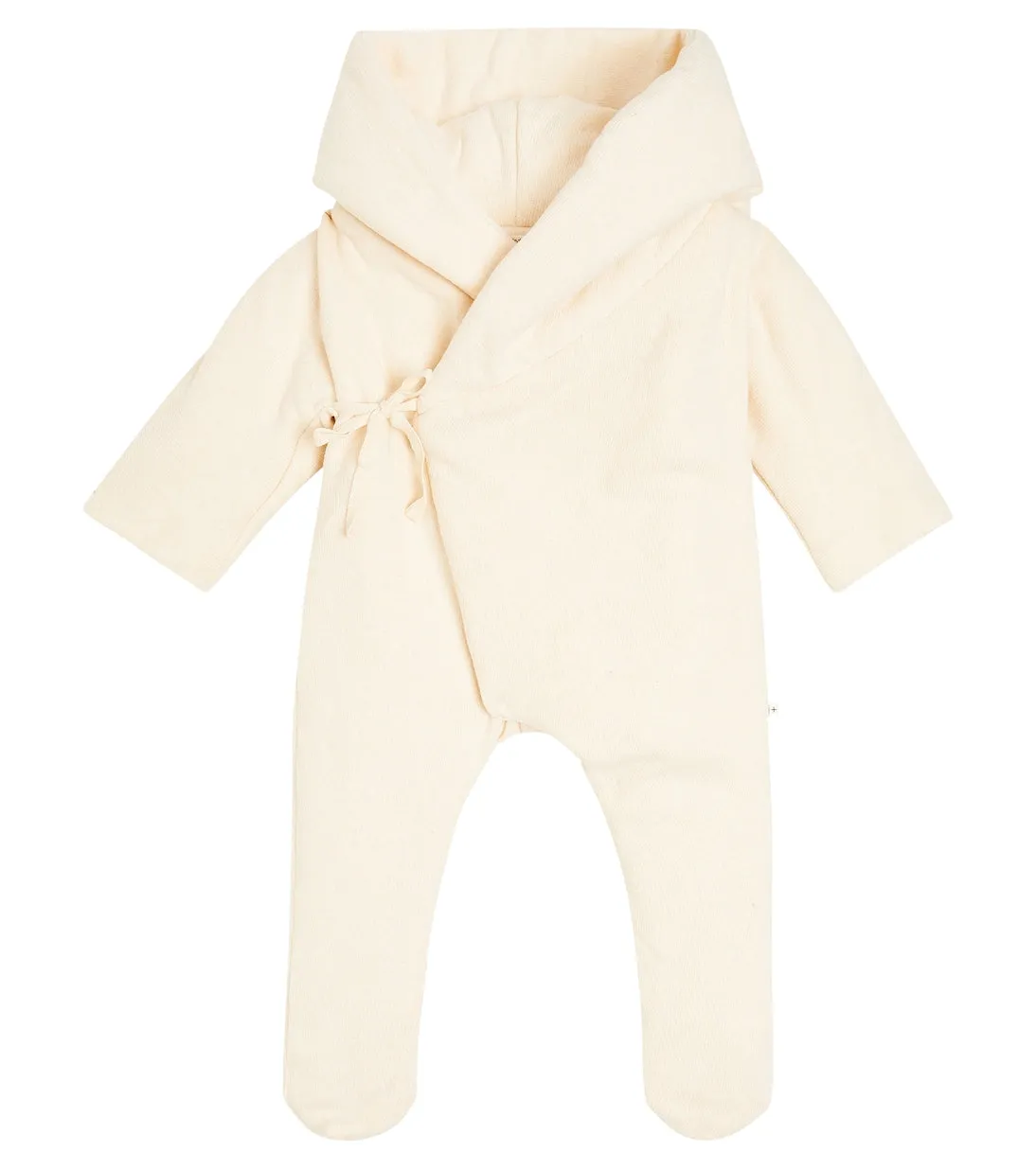 Cotton blend baby june romper 1   In The Family, beige