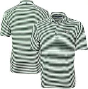 Cutter & Buck Men's NFL Virtue Eco Pique Micro Stripe Recycled Polo