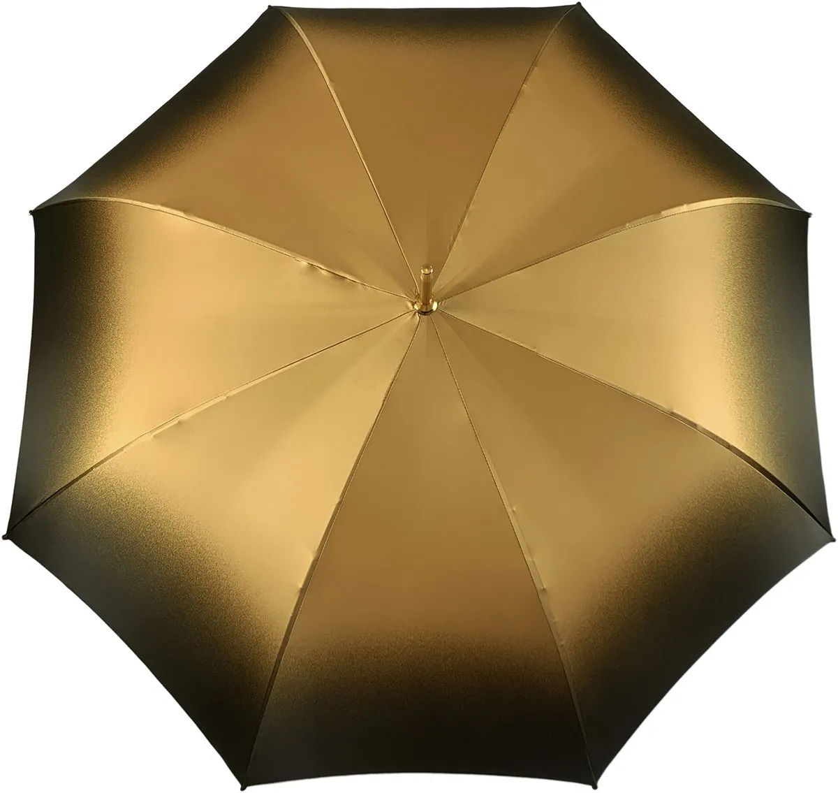 Double Cloth Gold Shaded Dahlia Umbrella