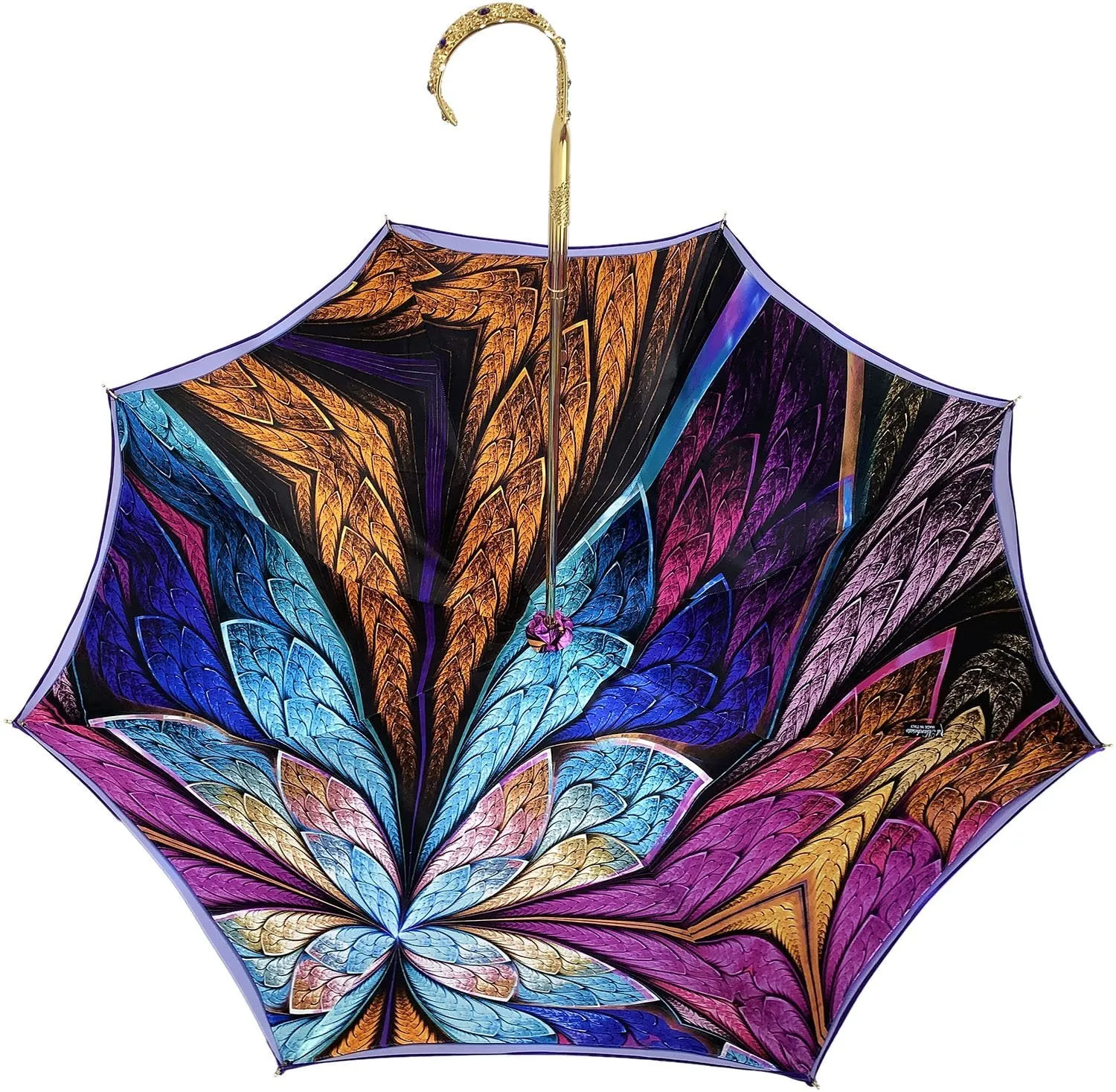 Fantastic Double Canopy Luxury purple Umbrella