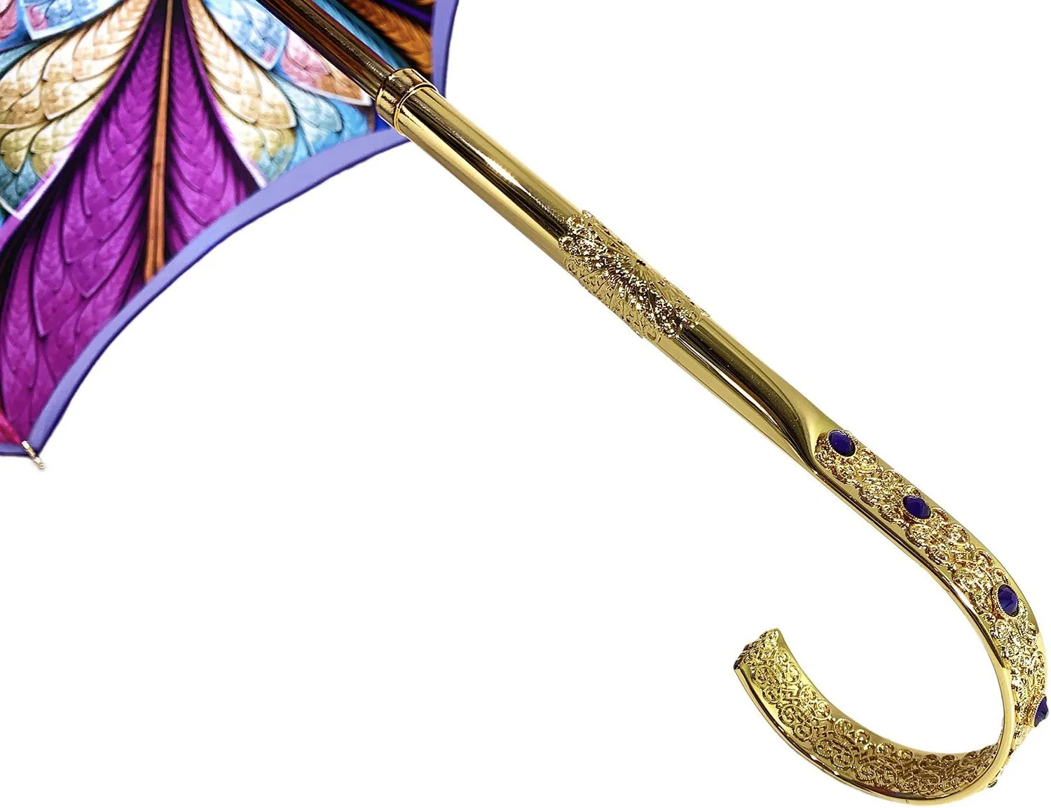 Fantastic Double Canopy Luxury purple Umbrella