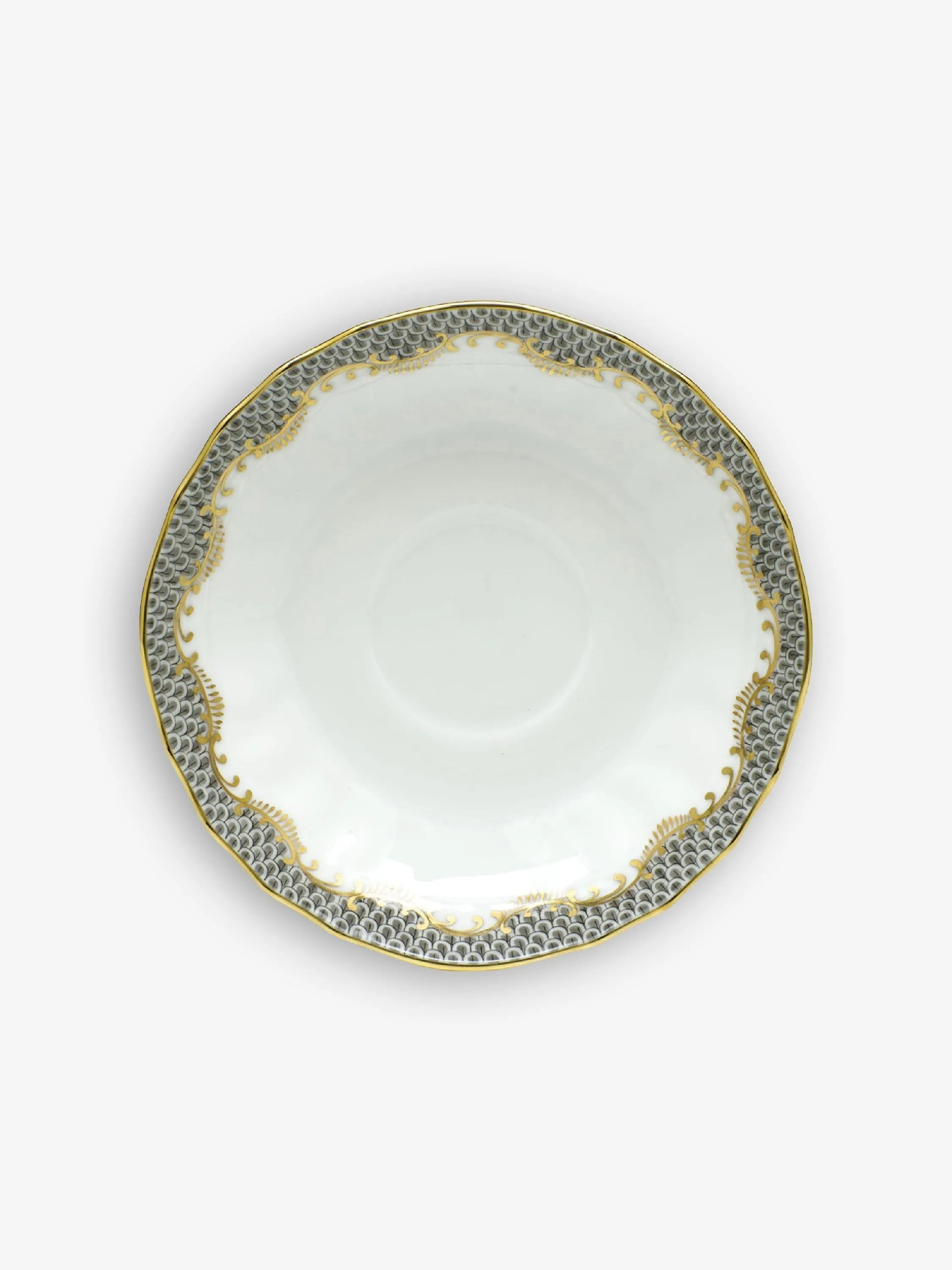 Fish Scale 5.5" Canton Saucer by Herend