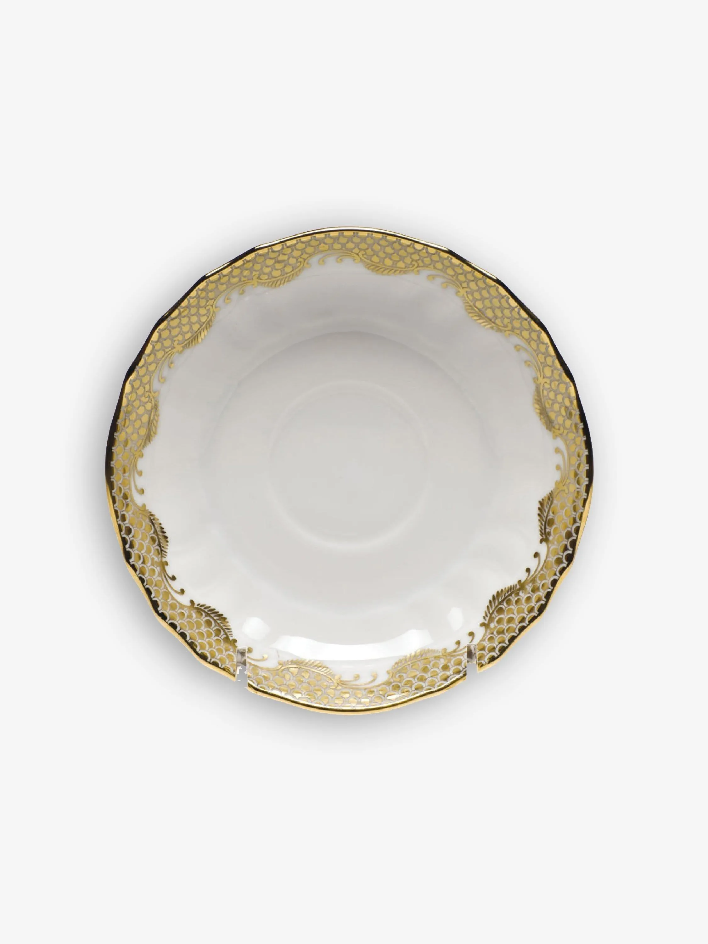 Fish Scale 5.5" Canton Saucer by Herend