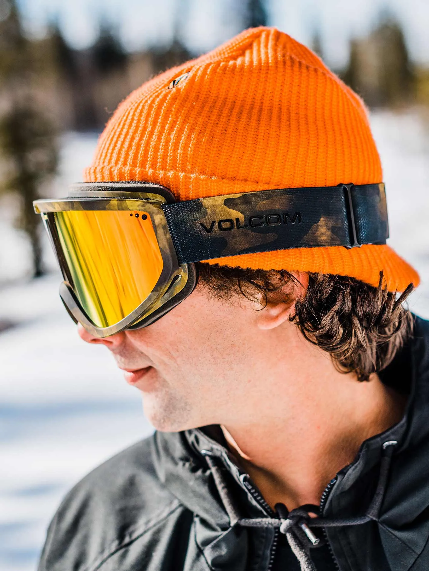 Footprints Goggle - Camo / Red Chrome