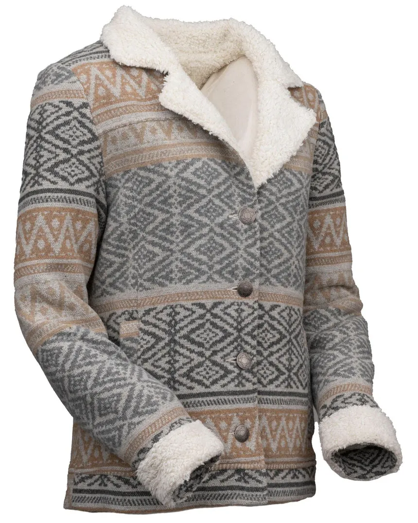 Gemma Berber Gray Women's Jacket