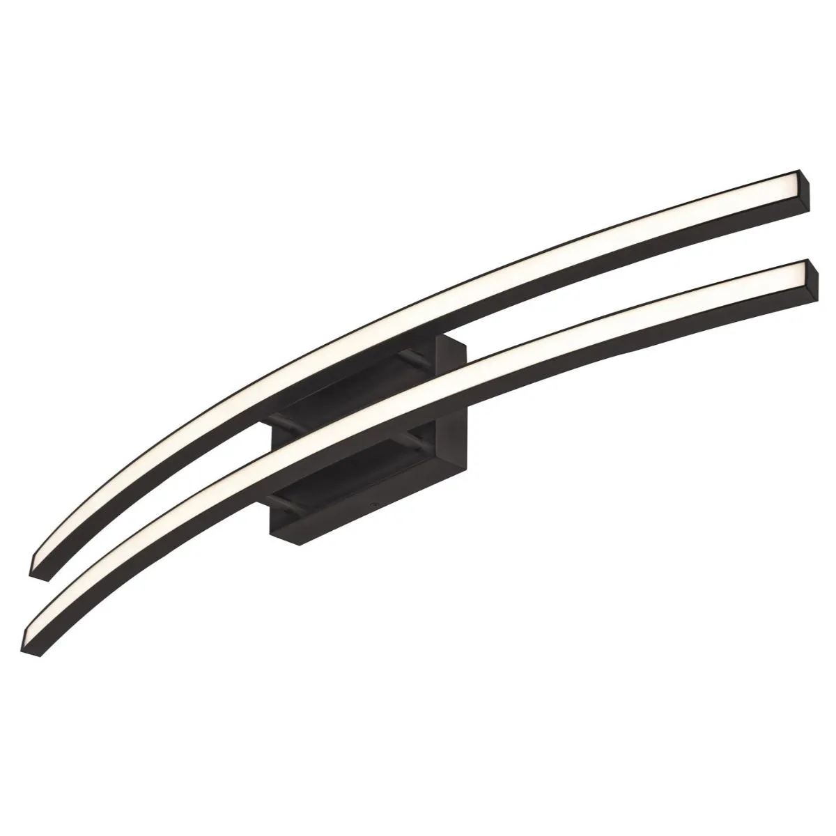 Harper 2 Lights 36 In. LED Bath Bar Black Finish