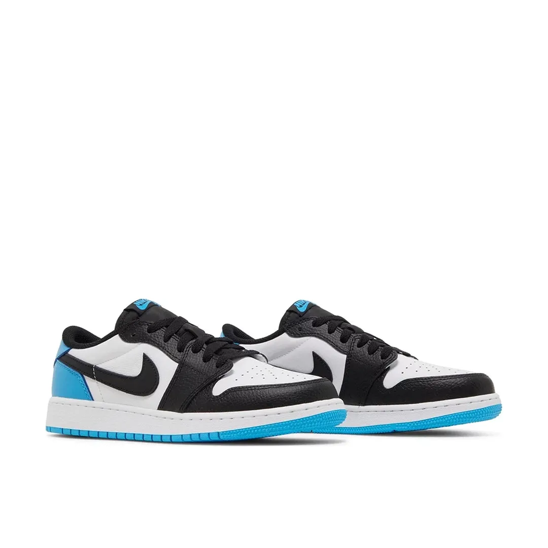 Jordan 1 Retro Low OG Black Dark Powder Blue (GS)