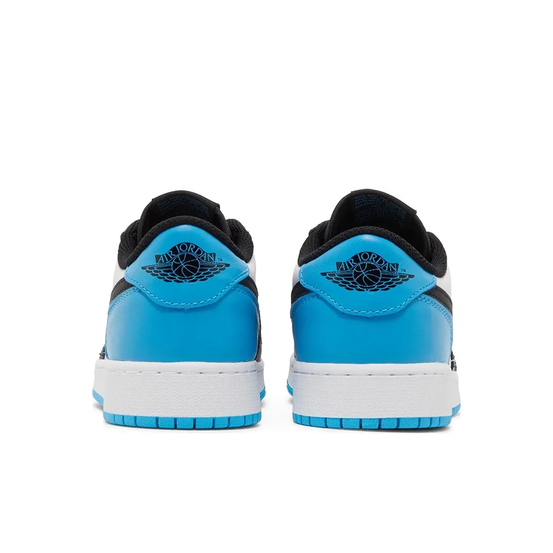 Jordan 1 Retro Low OG Black Dark Powder Blue (GS)