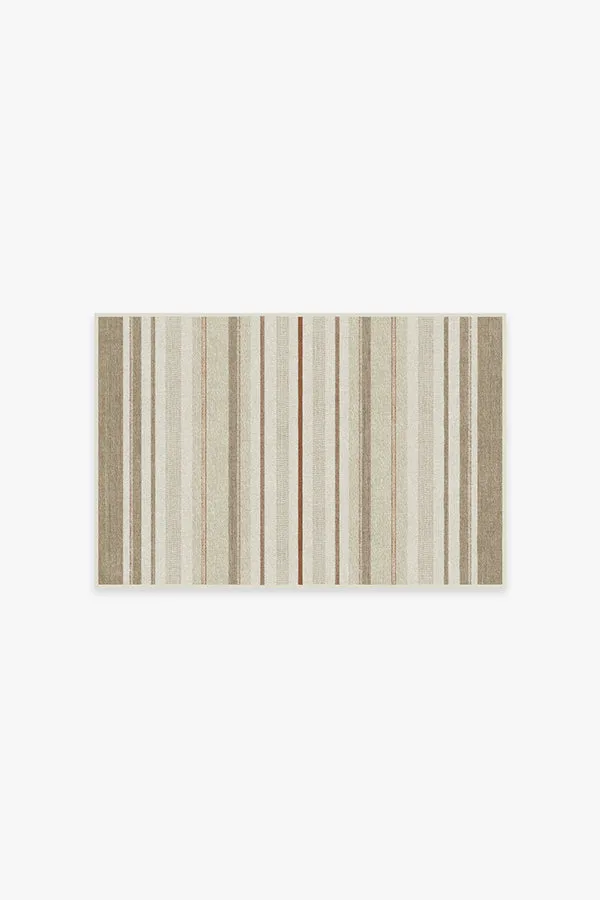 Kesiya Stripe Natural Tufted Rug