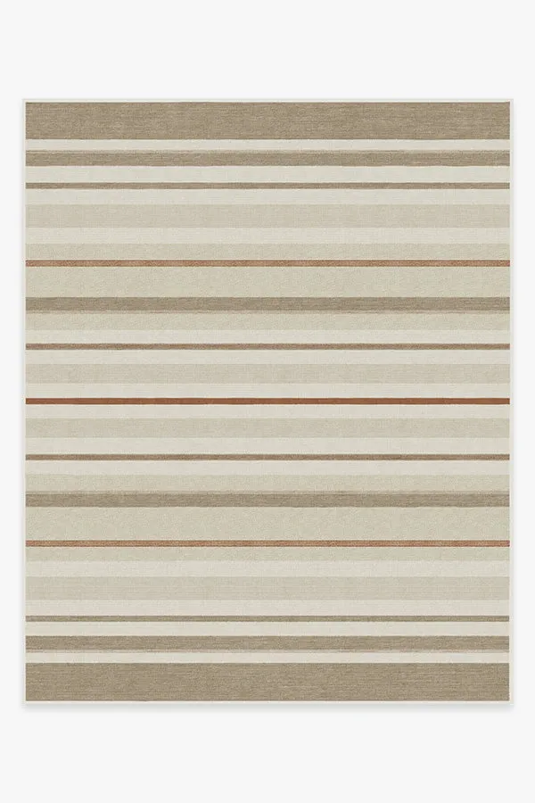 Kesiya Stripe Natural Tufted Rug