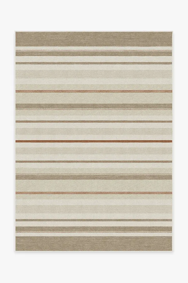 Kesiya Stripe Natural Tufted Rug