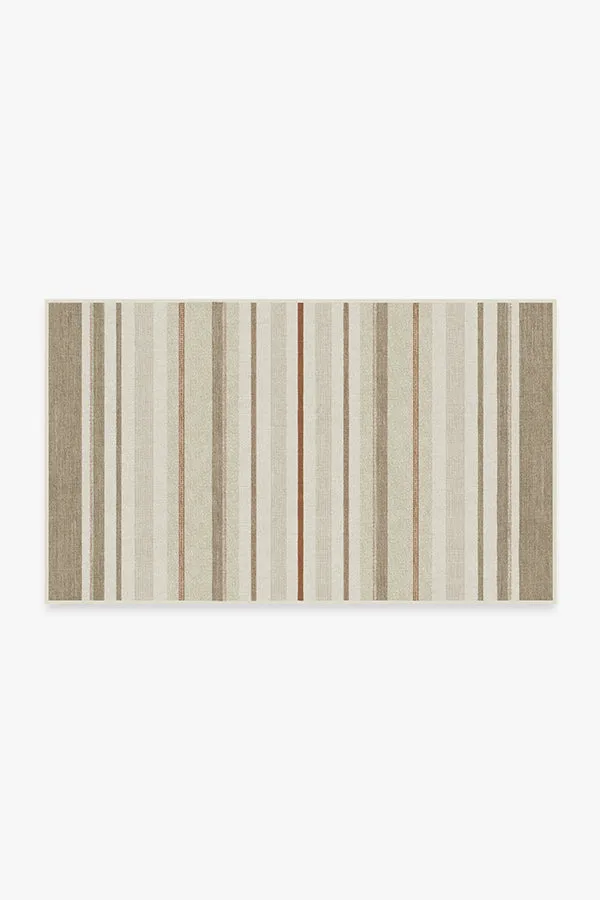 Kesiya Stripe Natural Tufted Rug