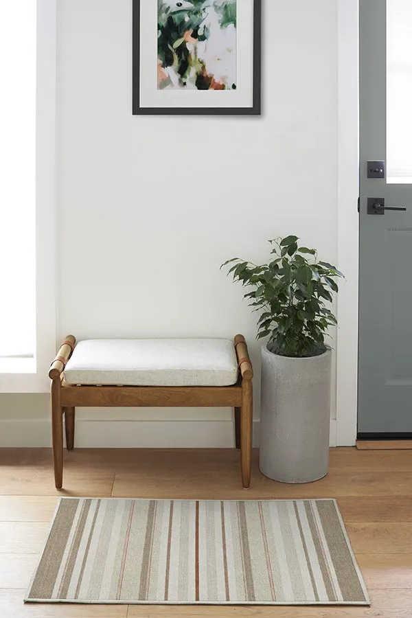 Kesiya Stripe Natural Tufted Rug