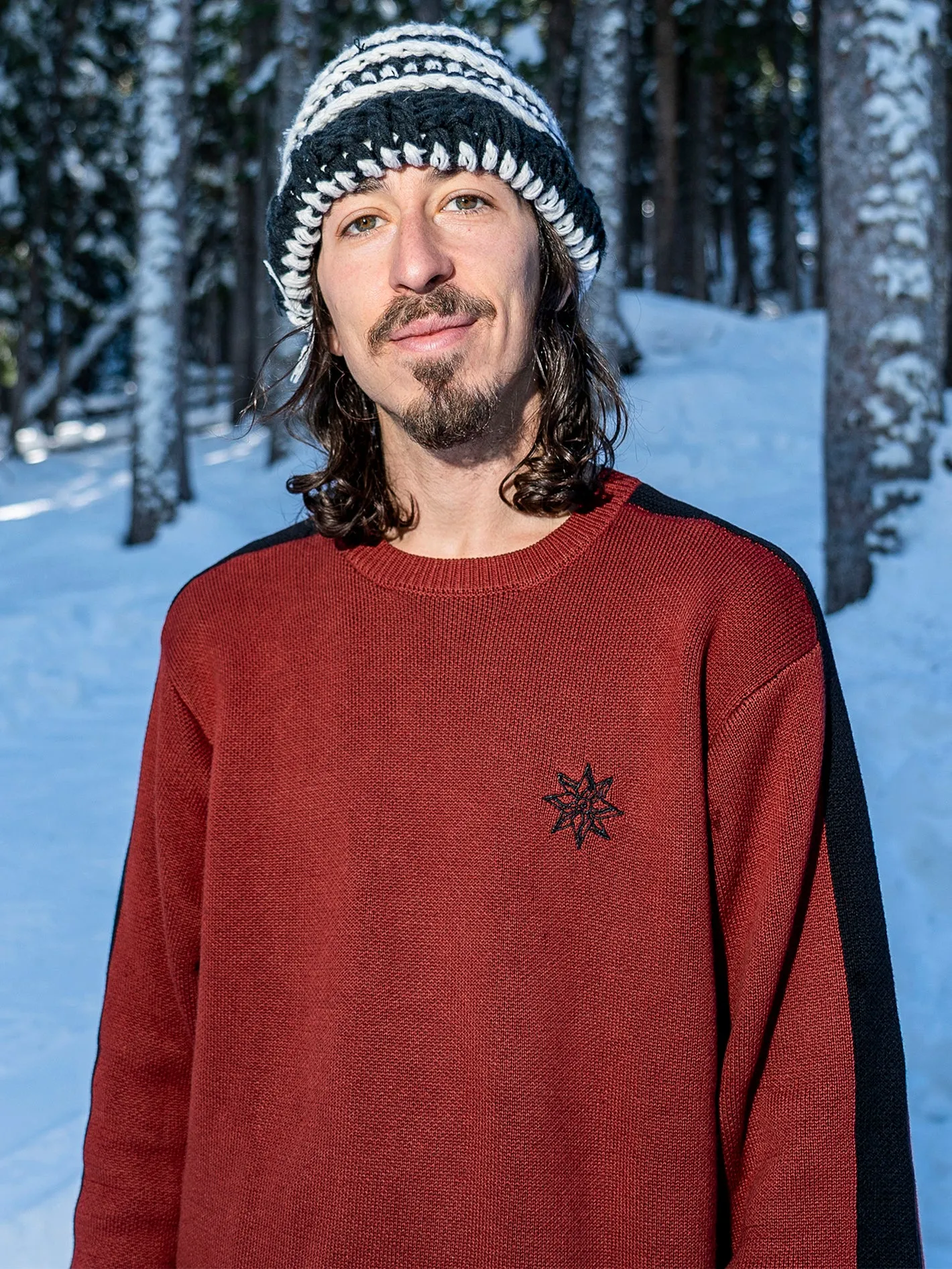 Mens Ravelson Sweater - Maroon