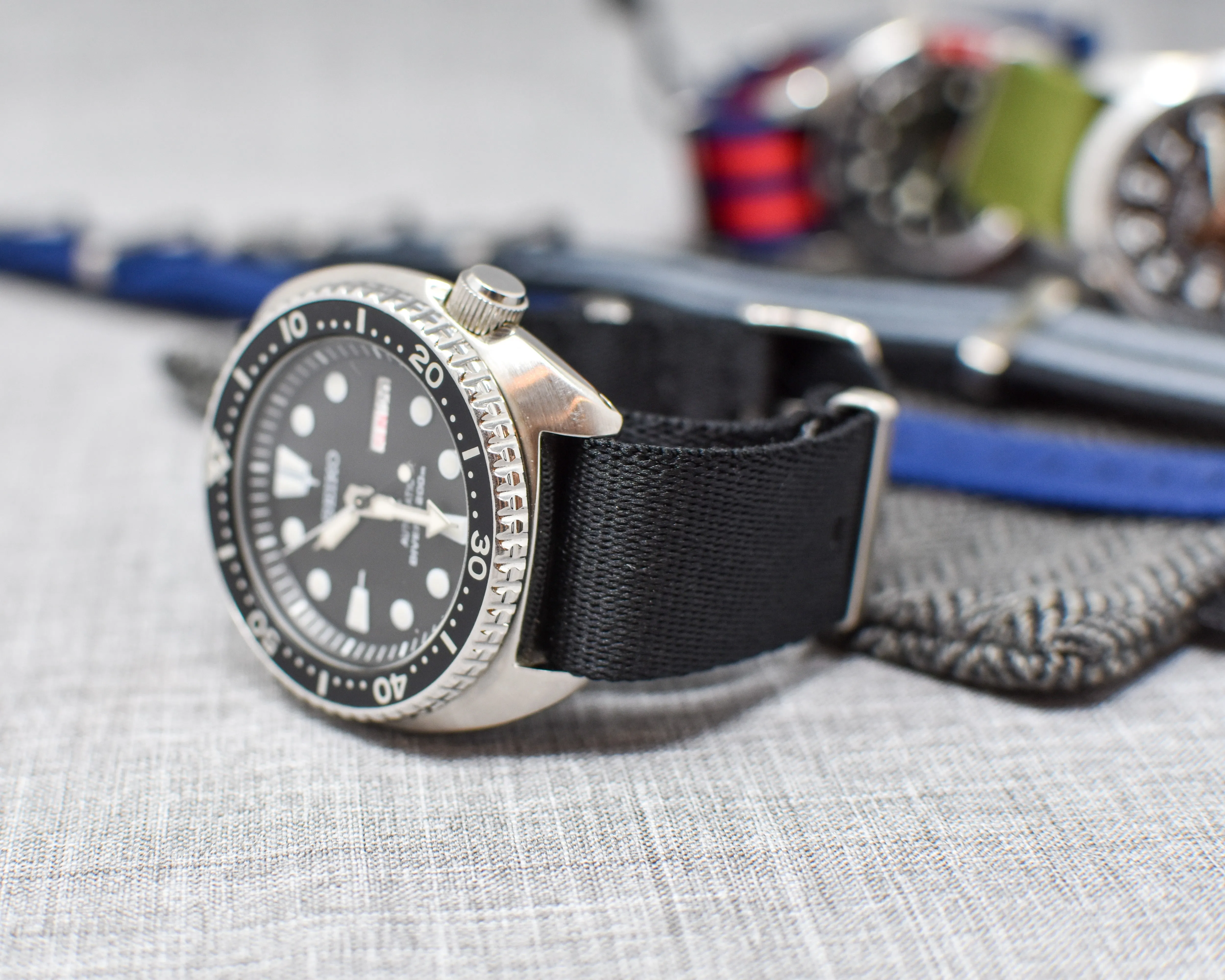 Military Nylon Watch Strap | Black