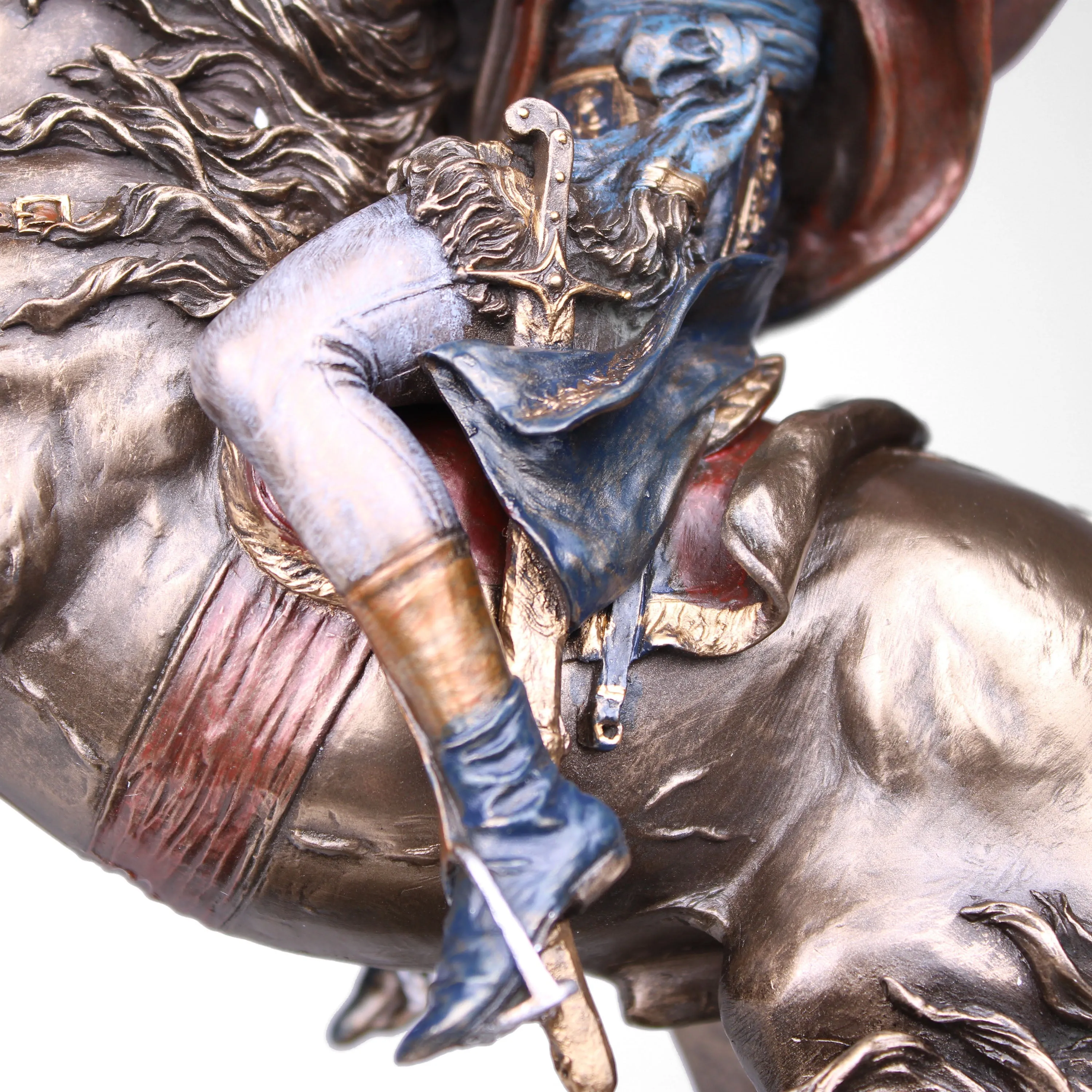 Napoleon Bonaparte Statue - Crossing the Alps (Cold Cast Bronze Sculpture)