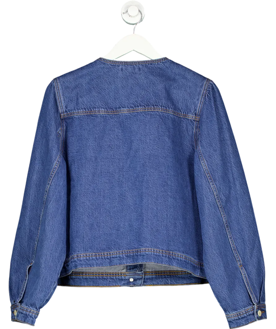 Nobody's Child Blue Boxy Denim Jacket UK 18