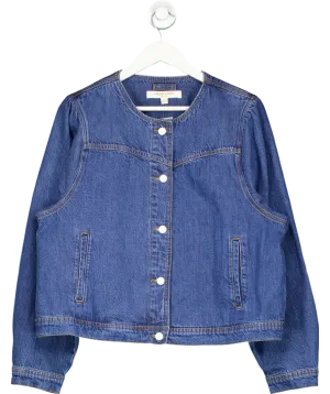 Nobody's Child Blue Boxy Denim Jacket UK 18