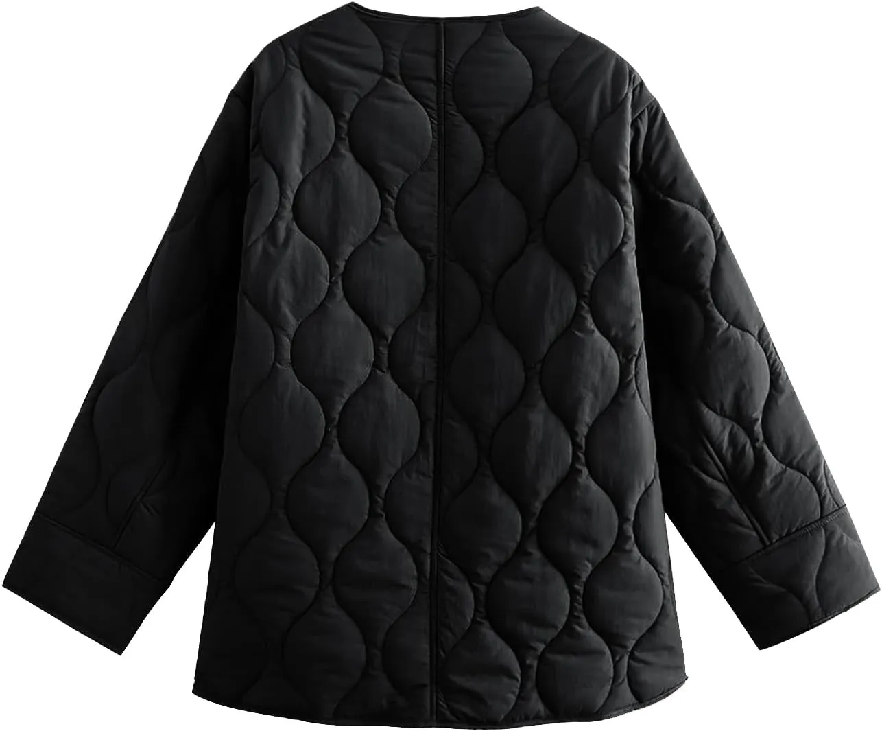 PEHMEA Women's Quilted Lightweight Jackets Button Down Puffer Jacket Coats Fashion Warm Padded Outwear with Pockets