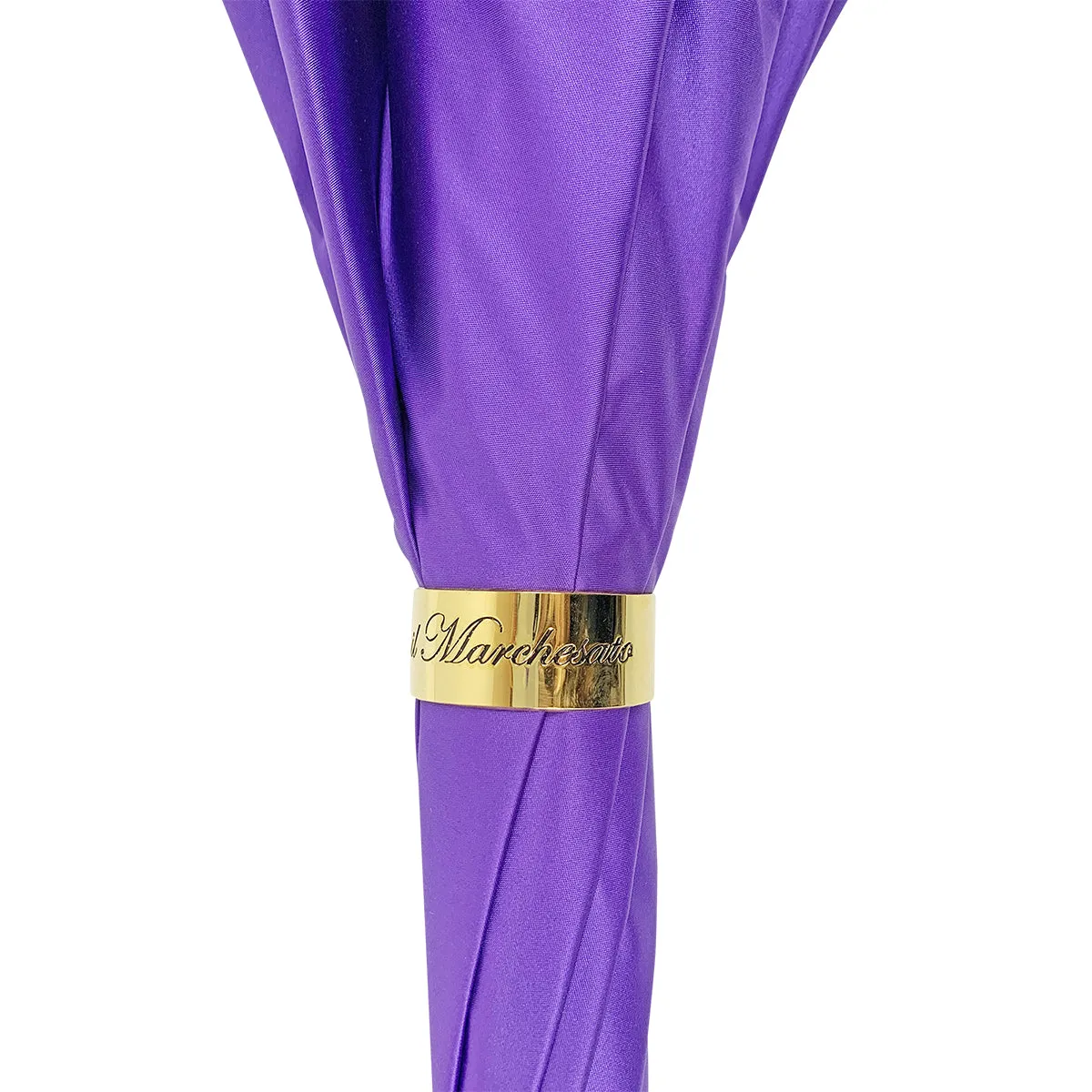 Precious purple umbrella with yellow crystals