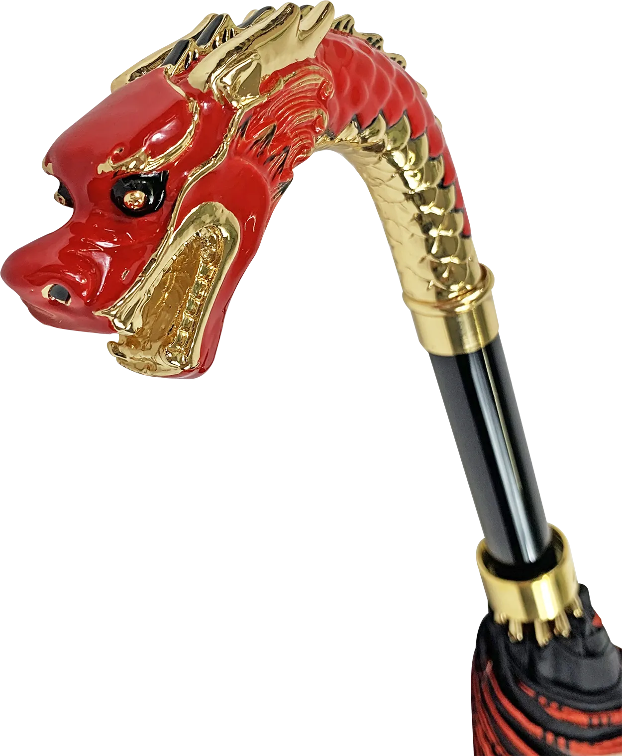 Premium double canopy with Enameled Red Dragon