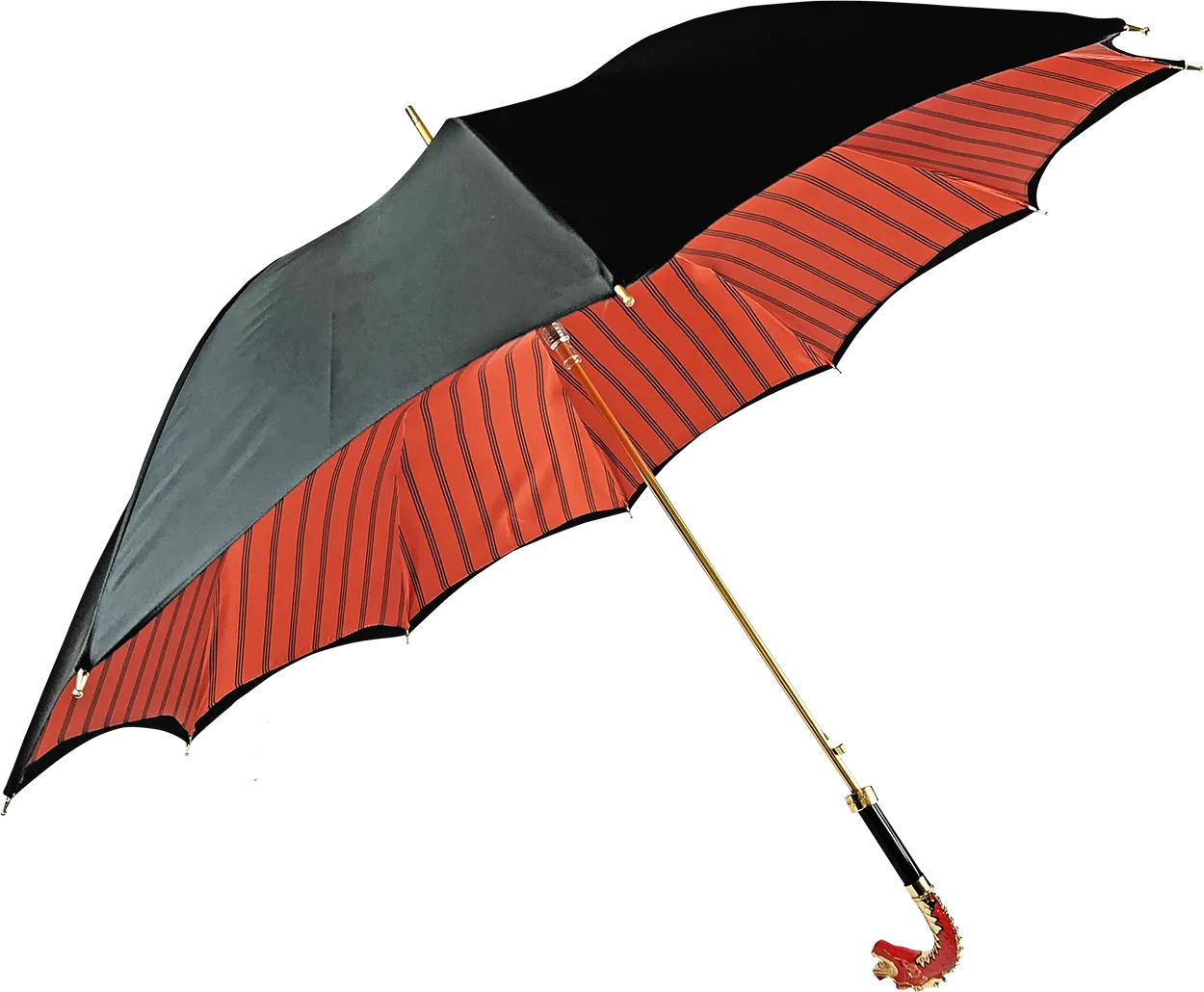 Premium double canopy with Enameled Red Dragon