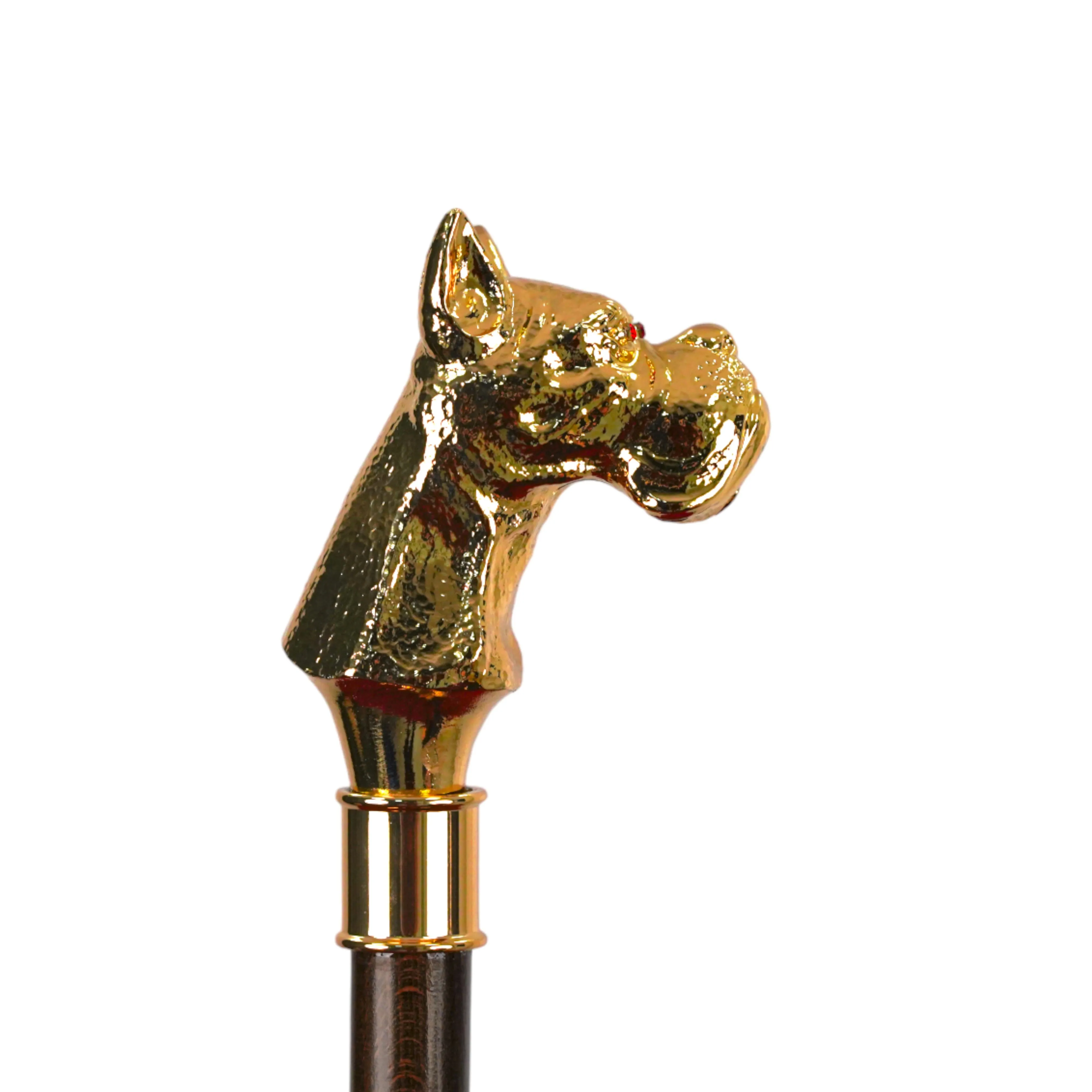 Premium Men's Exclusive Luxury Umbrella with 24K dog handle