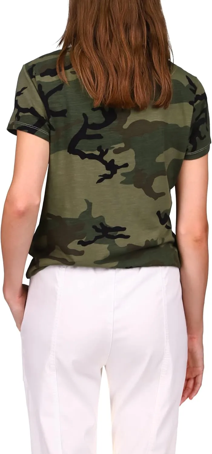 Sanctuary The Perfect Tee - T-Shirt for Women - Short Sleeved Construction - Classic Crew Neckline - Printed