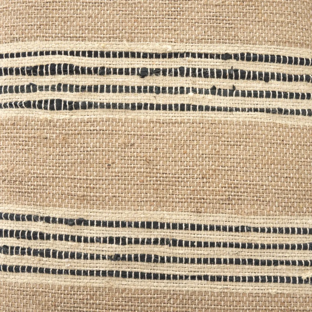 Solis Bench Beige/Black Fabric | Brown Wood