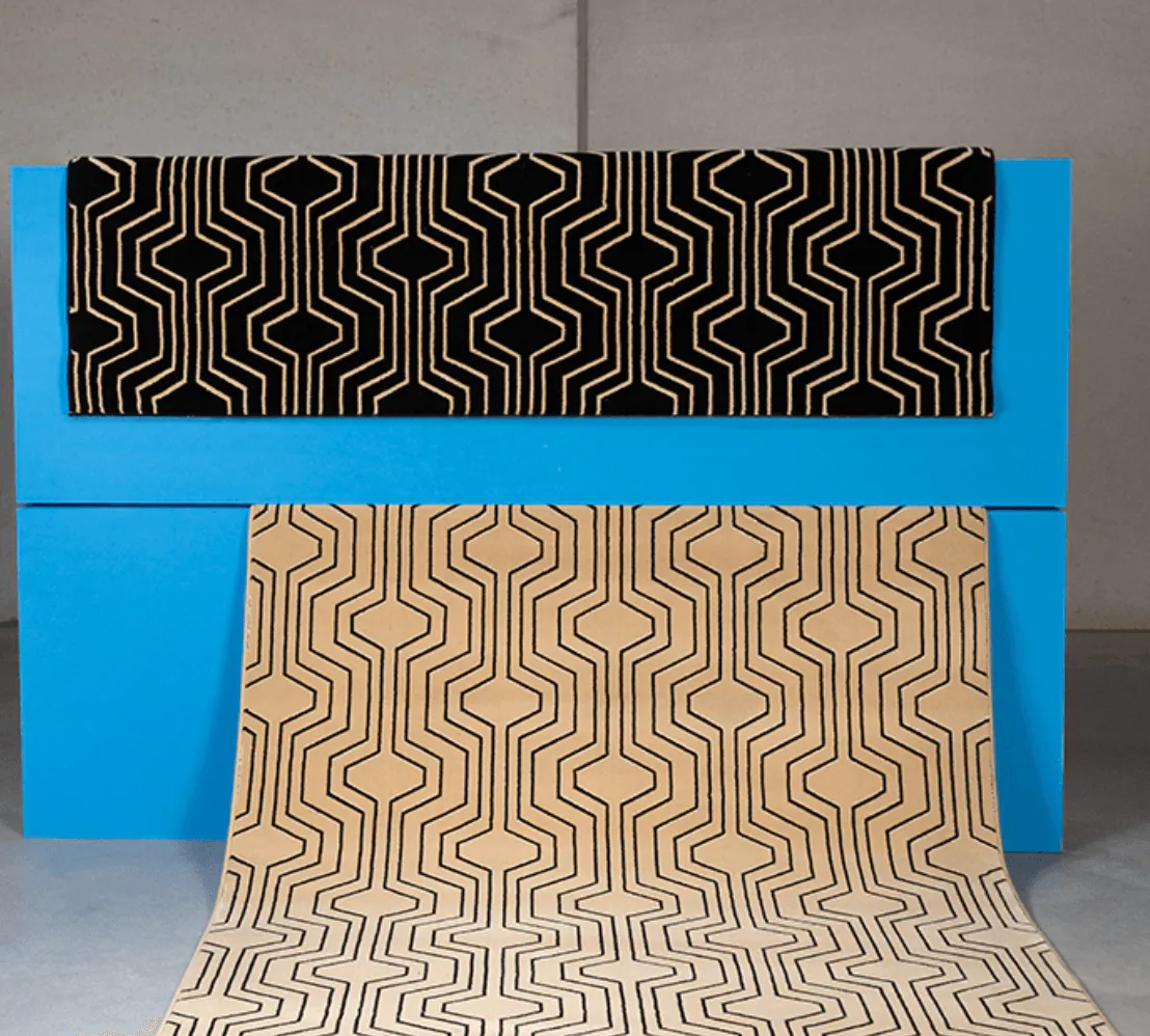 SWINGING LINES carpet beige