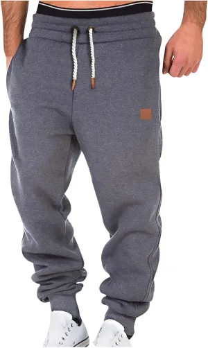 symoid Mens Sweatpants with Pockets Casual Drawstring Elastic Waist Jogger Pants Tapered Sweatpant Hiking Outerwear