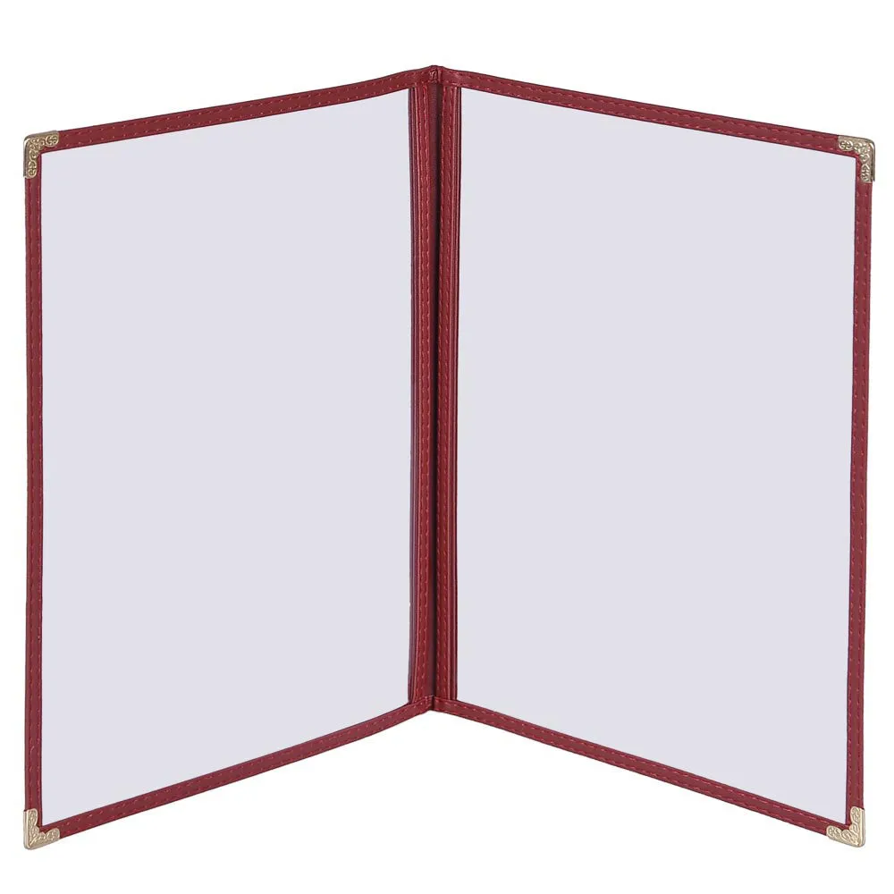 TheLAShop 8-1/2"x11" Menu Covers Plastic Menu Holders 4 View 60ct/pk