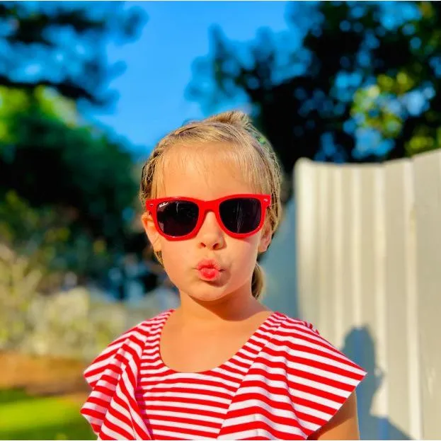 WeeFarers Polarized Sunglasses - Popsicle Red