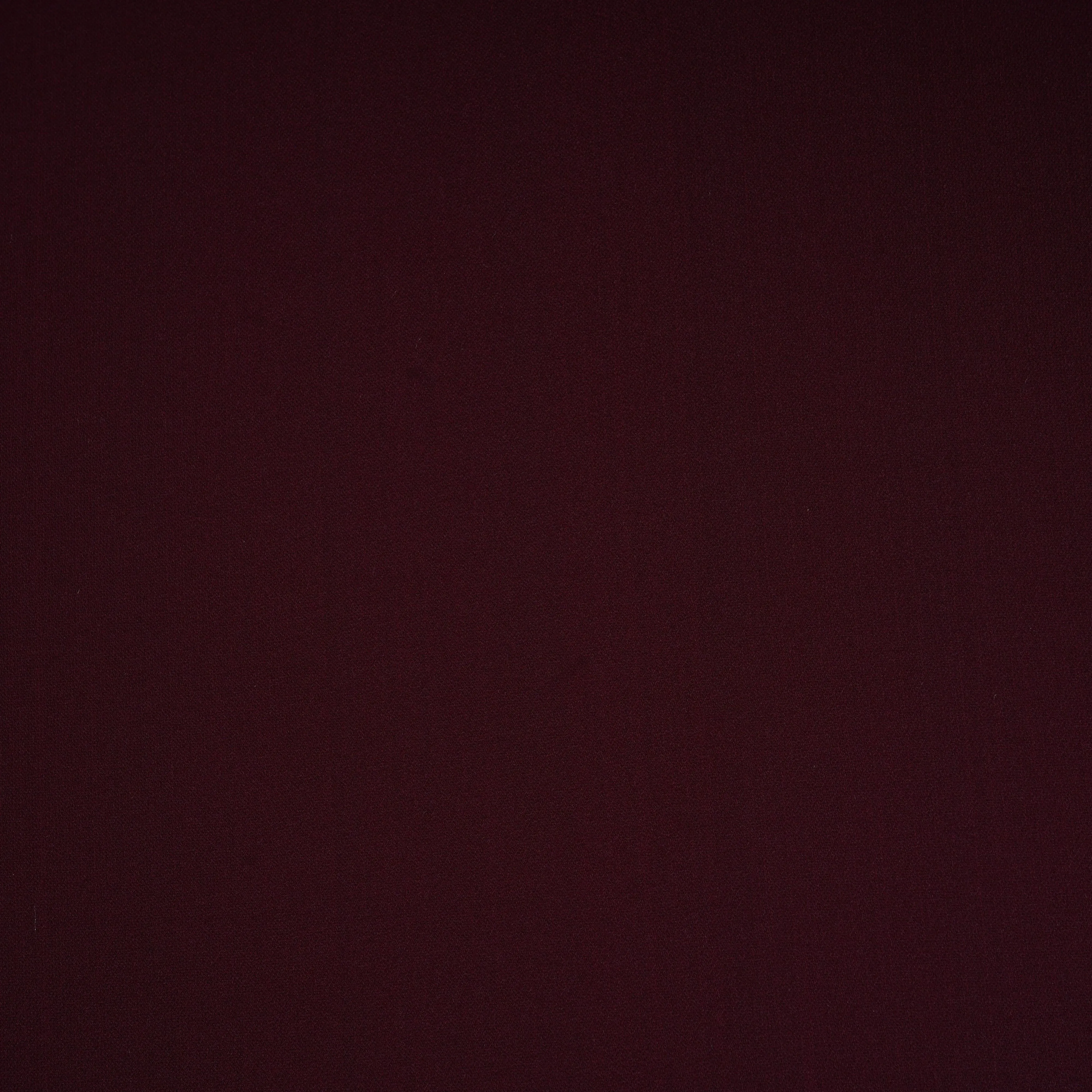 Wine Solid Brocade Silk Fabric 20380